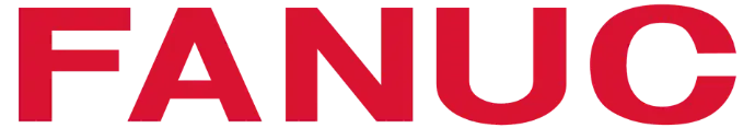 Logotipo de Fanuc — especialista en robótica y control numérico industrial